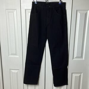 Wrangler Rustler Straight Leg Jeans Black 30x30